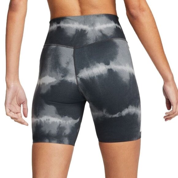 Nike Women Dri-FIT One Luxe 7" Mid-Rise Train Short DO7814-010 Gray Size S Small - Picture 2 of 5